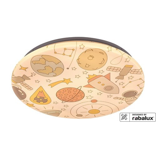 Plafoniera Hanka LED 24W metal/acril alb/multicolor Rabalux