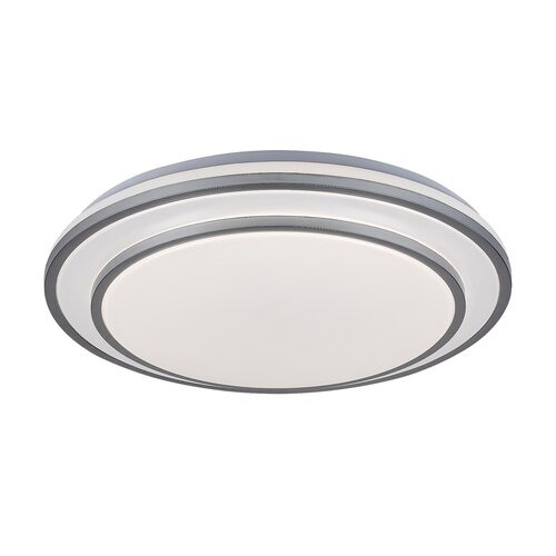 Plafoniera Lupita LED 40W acril argintiu/alb Rabalux