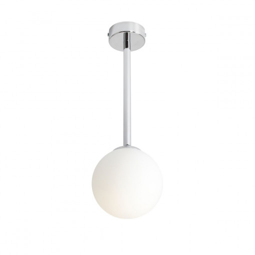 Plafoniera Pinne S 1xE14 metal/sticla crom Aldex
