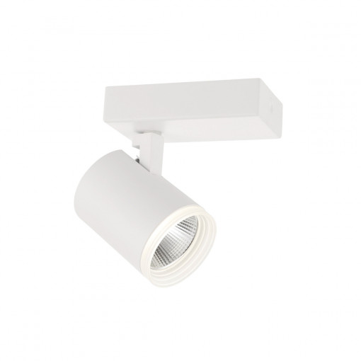Spot aplicat Helvia LED 5W 500 lumeni metal/acril alb Italux