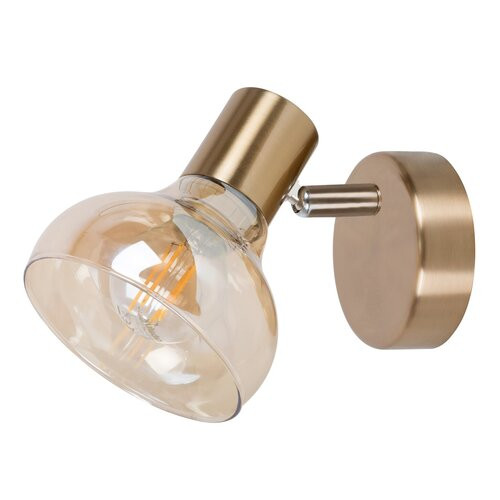 Spot bara Holly 1xE14 metal/sticla auriu/amber Rabalux RBL5546