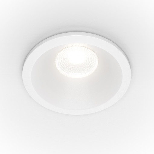Spot incastrat Zoom LED metal alb Maytoni DL034-01-06W3K-D-W