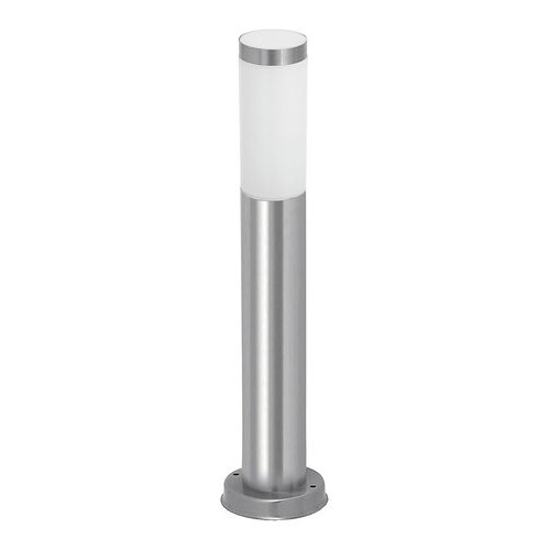 Stalp exterior Inox torch 1xE27 metal/acril nichel/alb Rabalux RBL8263