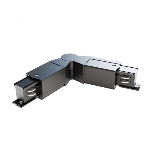 Accesoriu sina 3C Conector flexibil acril negru TRA005CS-31B