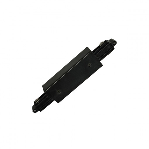 Accesoriu sina Marvi Track Connector liniar lung metal/acril negru Italux