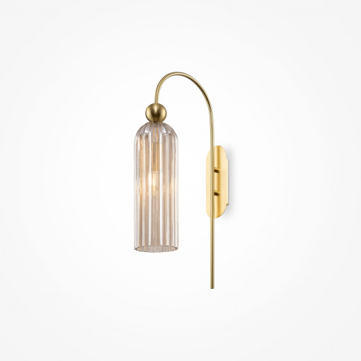 Aplica Antic 1xE14 metal/sticla auriu Maytoni