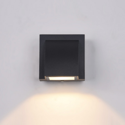 Aplica Edgar LED 3W 120 lumeni metal negru Italux