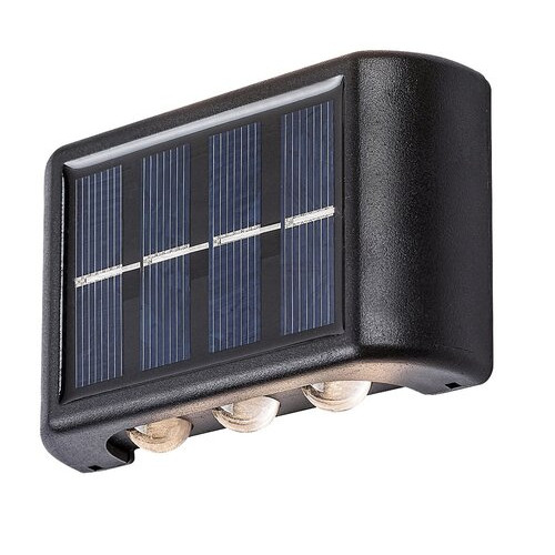 Lampa solara Kangton LED 1.2W acril negru Rabalux