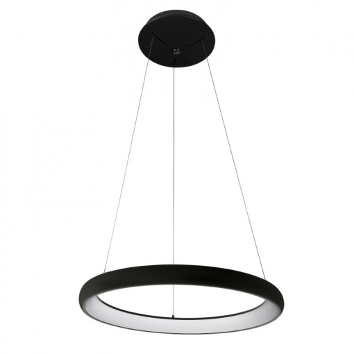 Lustra Alessia L LED 40W 2200 lumeni metal/acril negru Italux