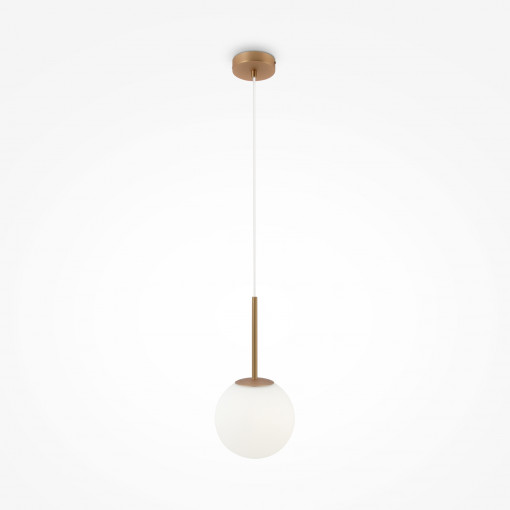 Pendul Basic form 1xE14 metal/sticla auriu/alb Maytoni MOD321PL-01G2