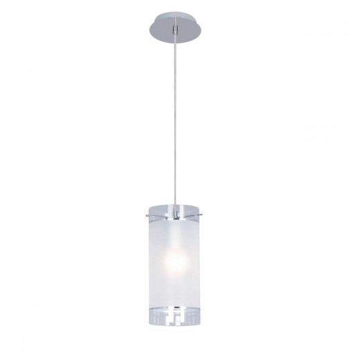 Pendul Vigo 1xE27 metal/sticla crom Italux