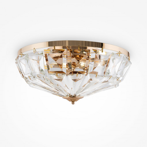 Plafoniera Facet 6xE14 metal auriu Maytoni