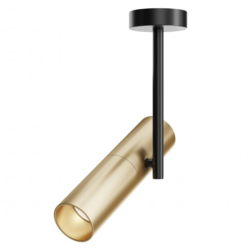 Spot aplicat Elti 1xGU10 metal negru/auriu Maytoni