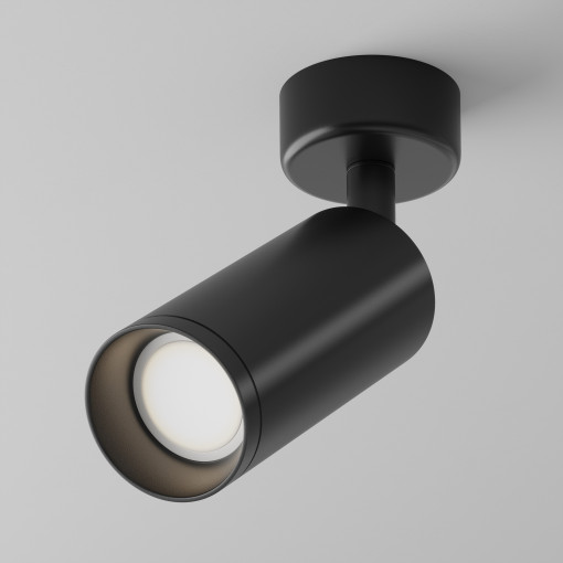 Spot aplicat Focus 1xGU10 metal negru Maytoni C017CW-01B