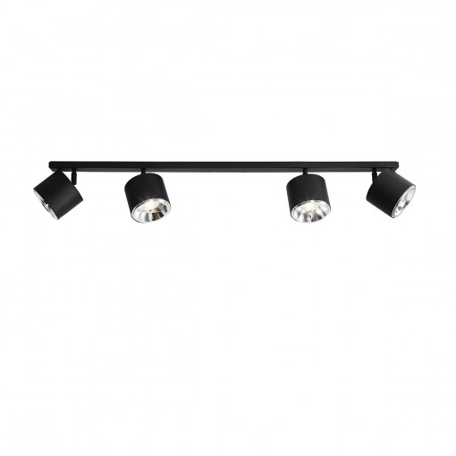 Spot bara Bot 2x2 4xGU10 metal negru Aldex