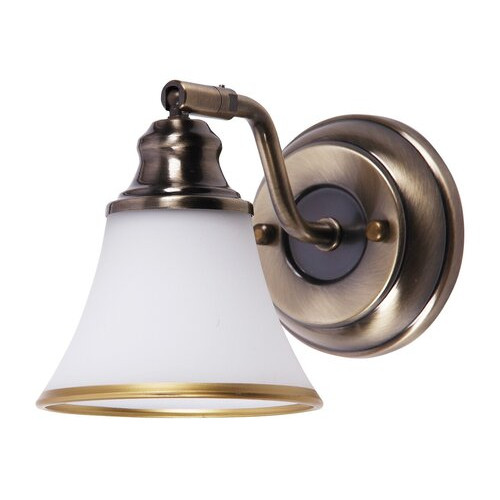 Spot bara Grando 1xE14 metal/sticla bronz/alb Rabalux