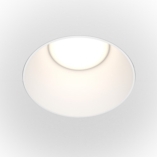 Spot incastrat Share 1xGU10 metal alb Maytoni DL051-01-GU10-RD-W