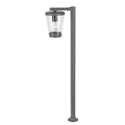 Stalp exterior Savano 1xE27 metal/acril antracit Rabalux RBL7269