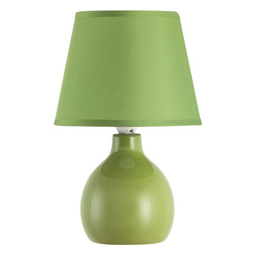 Veioza Ingrid 1xE14 ceramica/textil verde Rabalux