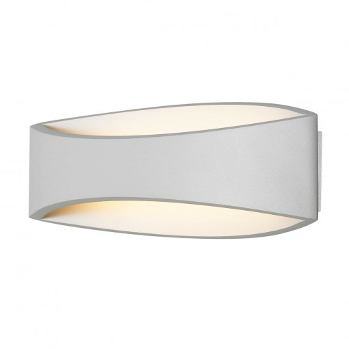 Aplica Kaia LED 6W 420 lumeni metal alb sablat Italux