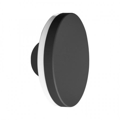 Aplica Viano LED 12W 860 lumeni rotunda metal negru sablat Italux