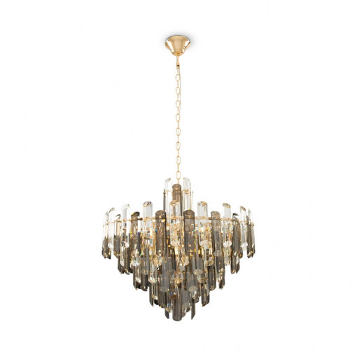 Candelabru Flare metal/cristal auriu Maytoni