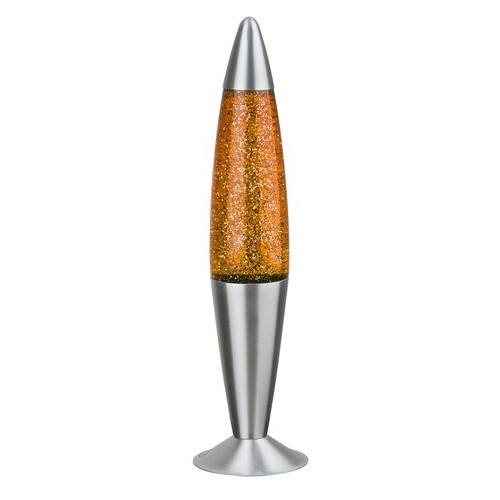 Lampa decorativa Glitter 1xE14 metal/sticla portocaliu Rabalux