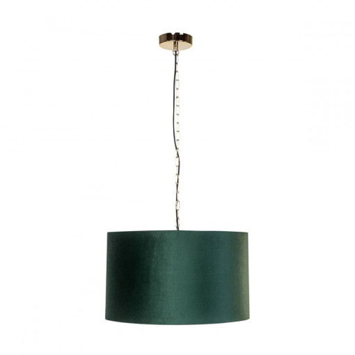 Lustra Inga 1xE27 metal/textil verde Zuma Line