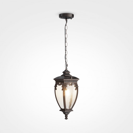 Pendul exterior Fleur 1xE27 metal bronz antichizat Maytoni