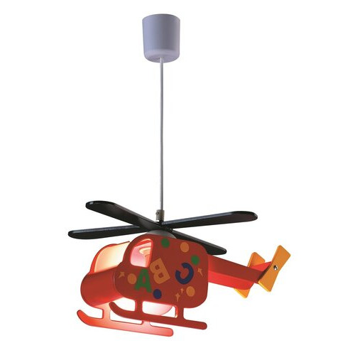 Pendul Helicopter 1xE27 acril multicolor Rabalux RBL4717