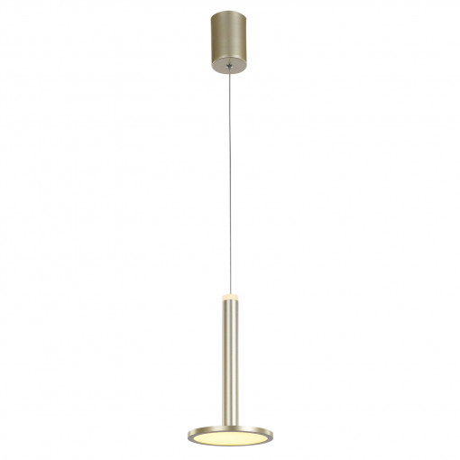 Pendul Oliver LED 12W 415 lumeni metal auriu Italux