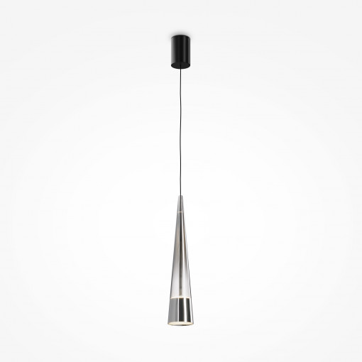 Pendul Sintesi 1xLED metal/sticla crom Maytoni