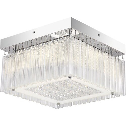 Plafoniera Marcella LED 18W metal/sticla crom/cristal Rabalux
