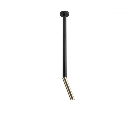 Plafoniera Stick S 1xG9 metal negru/auriu Aldex