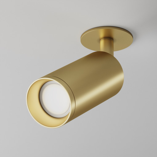 Spot incastrat Focus 1xGU10 metal auriu mat/auriu mat Maytoni