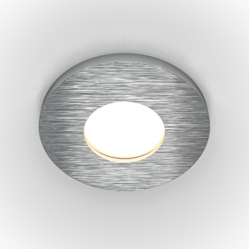 Spot incastrat Stark 1xGU10 metal argintiu Maytoni DL083-01-GU10-RD-S