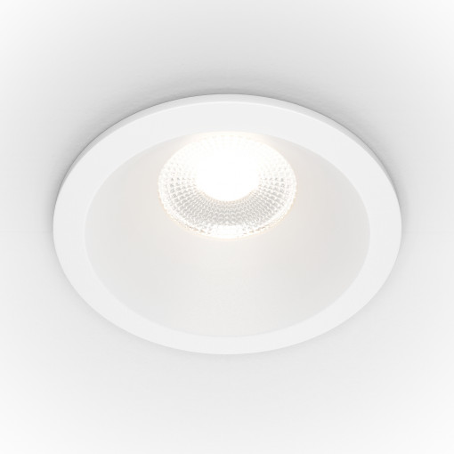 Spot incastrat Zoom LED metal alb Maytoni DL034-L12W3K-D-W