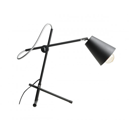 Veioza Arte 1xE27 metal negru Aldex