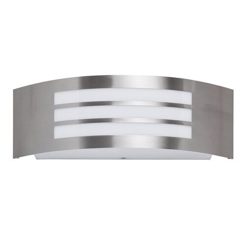 Aplica exterior Roma 1xE27 metal/acril nichel/alb Rabalux