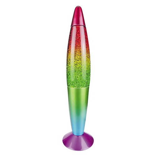 Lampa decorativa Glitter Rainbow 1xE14 metal/sticla multicolor Rabalux