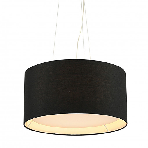 Lustra Cafe 4xE27 metal/textil negru Zuma Line
