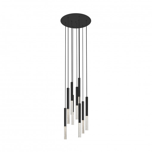 Lustra One 9xLED metal negru Zuma Line
