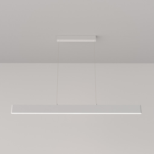 Lustra Step LED metal alb P010PL-L30W4K