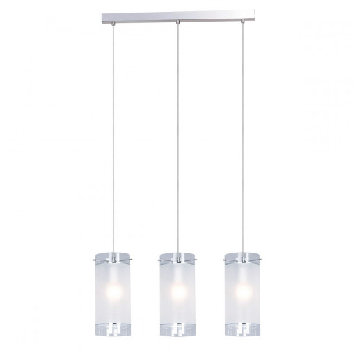 Lustra Vigo 3xE27 metal/sticla crom Italux