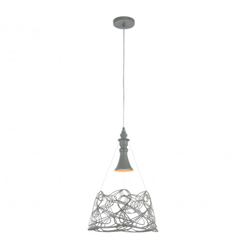 Pendul Elva 1xE27 metal gri Maytoni