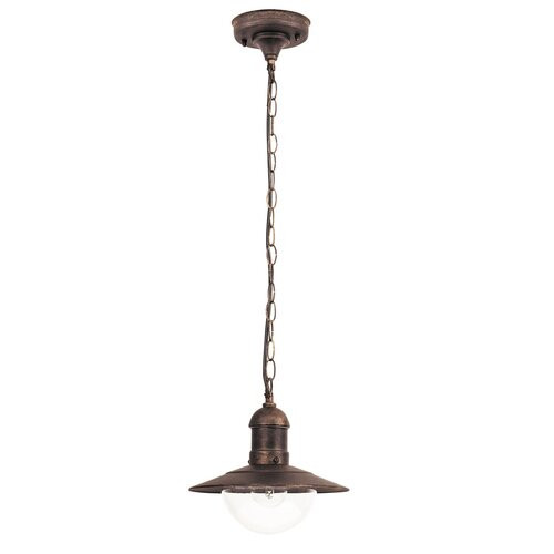 Pendul exterior Oslo 1xE27 metal/acril auriu antichizat Rabalux