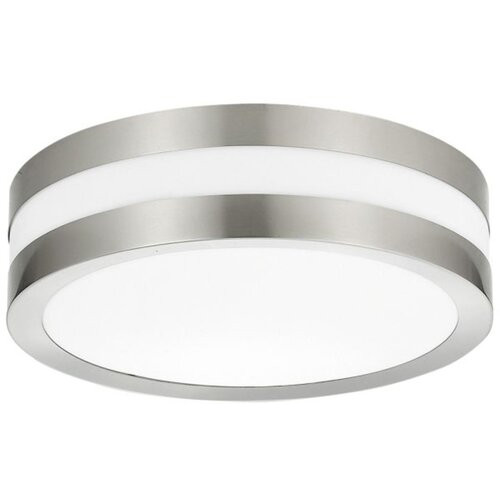 Plafoniera exterior Stuttgart 2xE27 metal/acril nichel/alb Rabalux