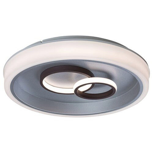 Plafoniera Portia LED 40W metal/acril argintiu/alb Rabalux