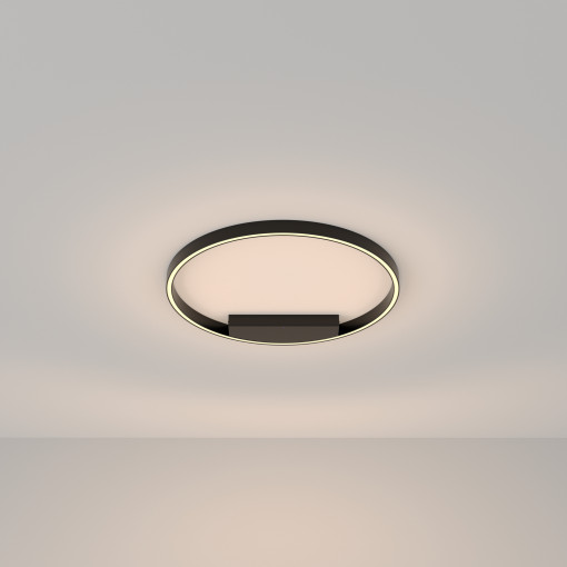Plafoniera Rim 1xLED metal negru Maytoni