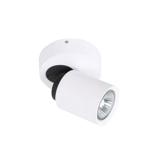 Spot aplicat Lucien 1xGU10 metal alb Italux